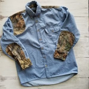 Vintage Camo Hunting Shirt HS Strut Medium
